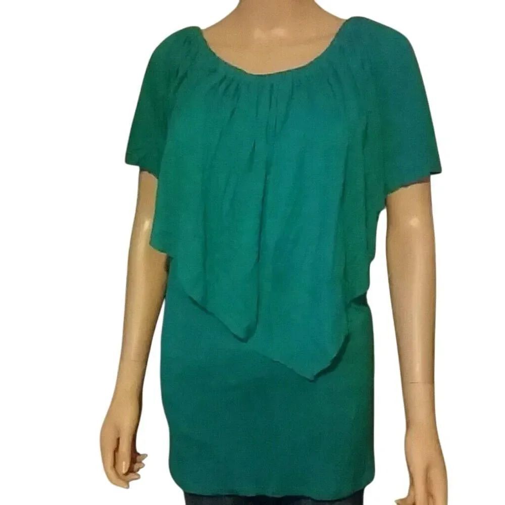 Elan teal tunic